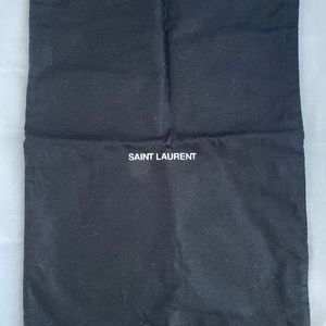 Saint Laurent Paris Dust Bag 9.75” W x 13.5" H